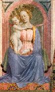 DOMENICO VENEZIANO The Madonna and Child with Saints (detail) dh Sweden oil painting artist